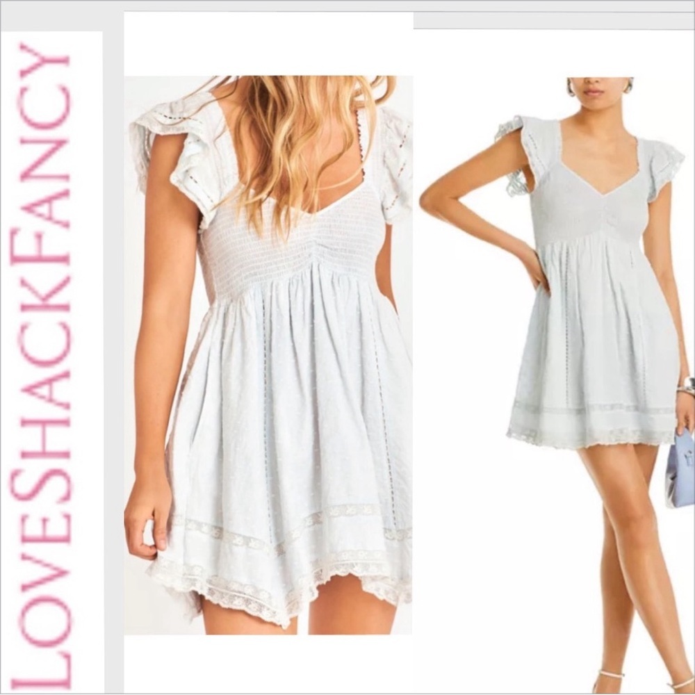 NWT LoveShackfancy Athalia Dress Size XS Riviera